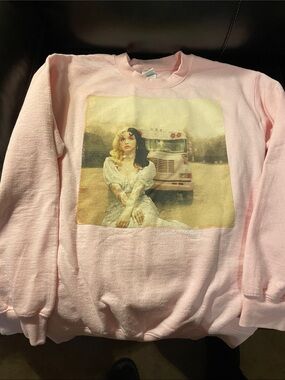 Gildan Pink Crewneck Sweatshirt